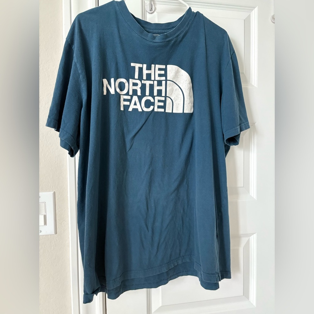 The North Face Men's Teal Short Sleeve Tee